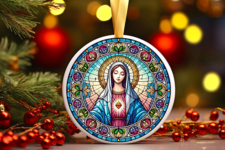 Round Christmass Ornament PNG