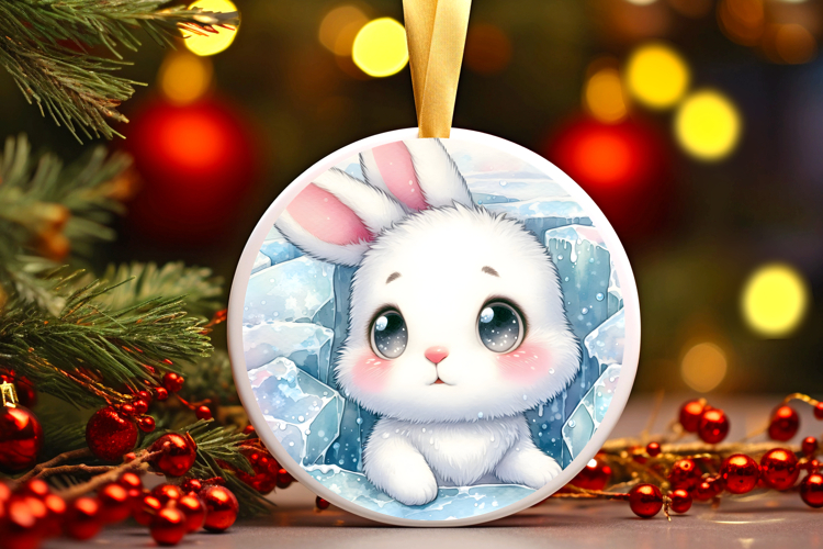 Round Christmass Ornament PNG