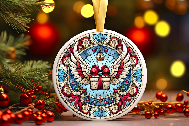 Round Christmass Ornament PNG