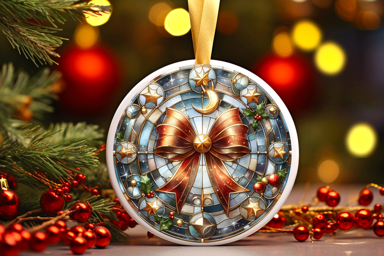 Round Christmass Ornament PNG