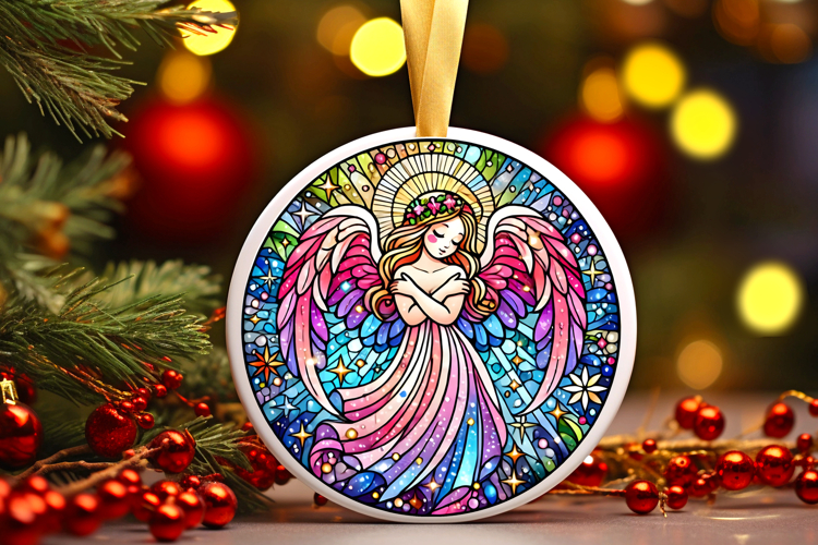 Round Christmass Ornament PNG