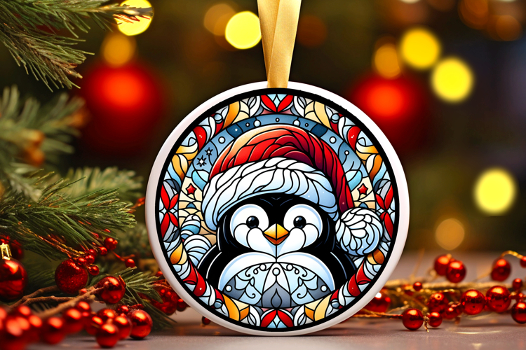 Round Christmass Ornament PNG