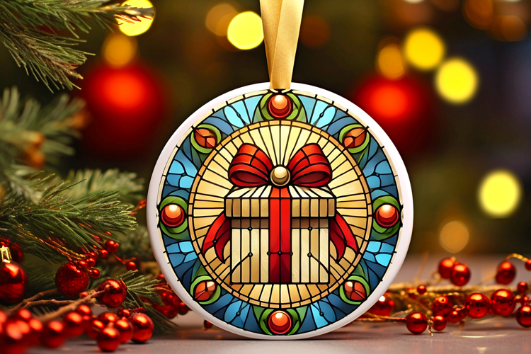 Round Christmass Ornament PNG