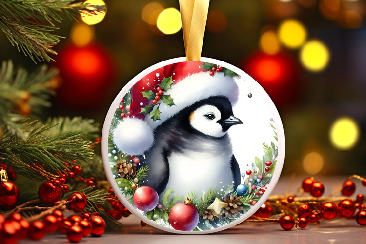 Round Christmass Ornament Sublimation|Clipart