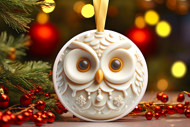 Round Christmass Ornament Sublimation|Clipart