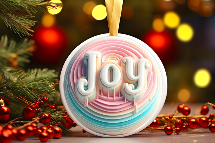 Round Christmass Ornament Sublimation|Clipart