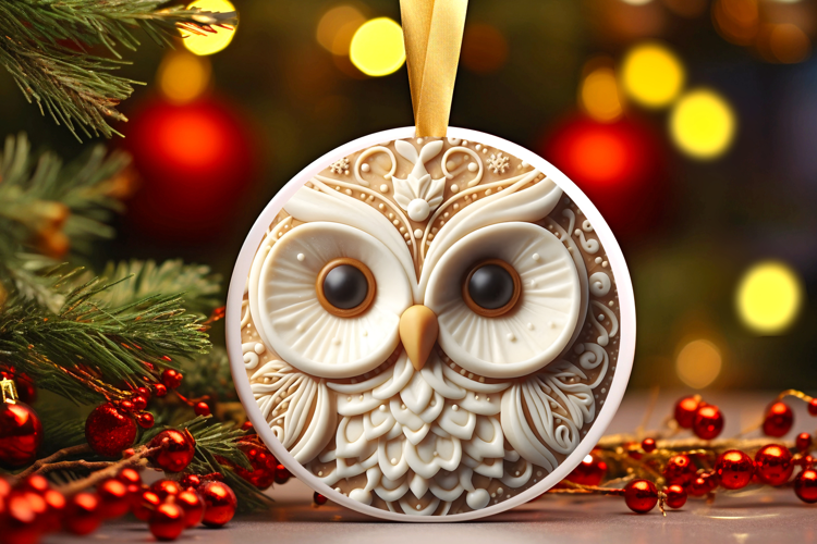 Round Christmass Ornament Sublimation|Clipart