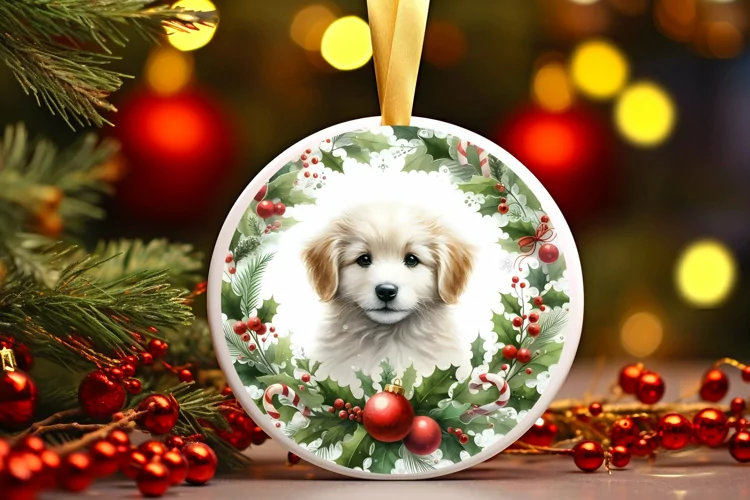 Christmass Round Ornament