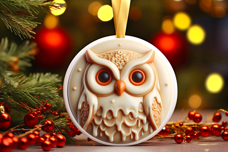 Round Christmass Ornament Sublimation|Clipart