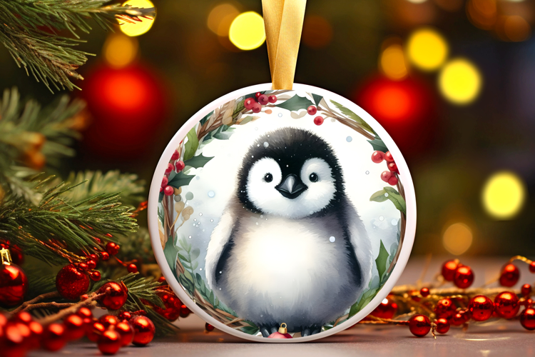 Round Christmass Ornament Sublimation|Clipart
