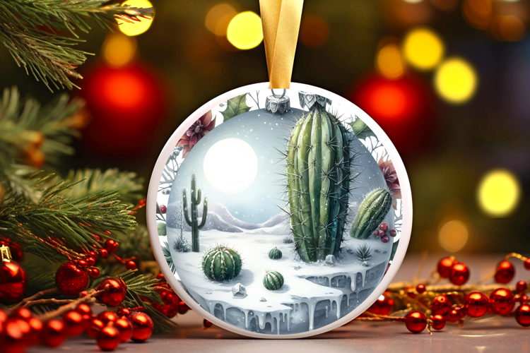 Round Christmass Ornament Sublimation|Clipart