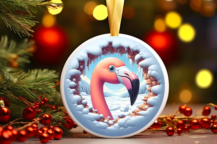 Santa Ornament