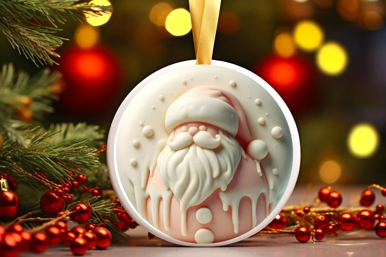 3D Marzipan Santa with Depth