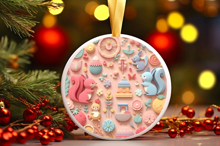 Christmas Ornament Clipart Image 24