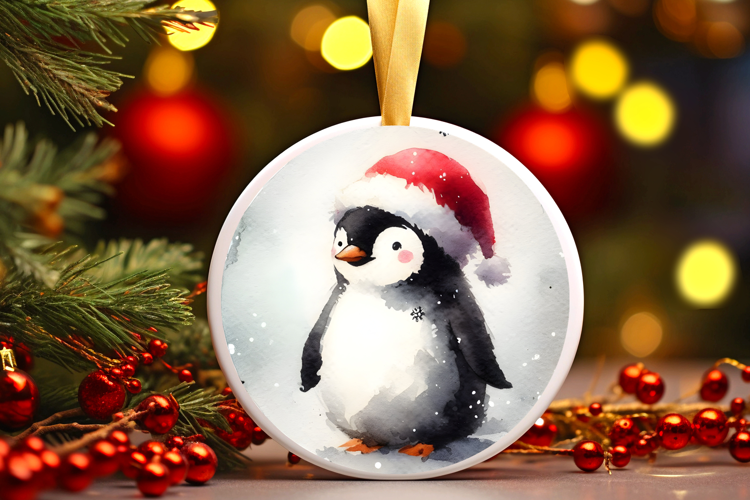 Round Christmass Ornament Sublimation|Clipart