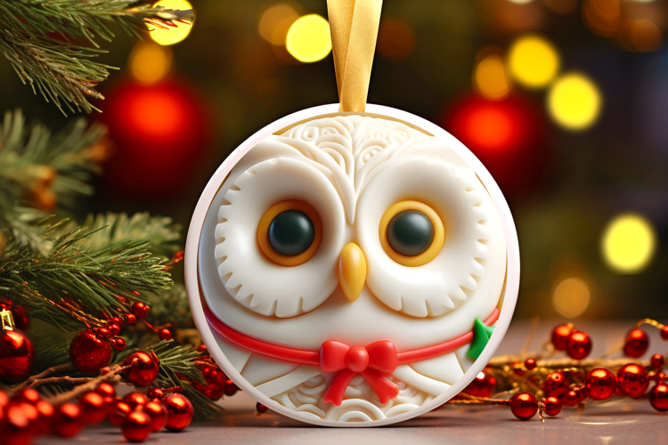 Round Christmass Ornament Sublimation|Clipart