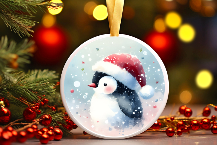 Round Christmass Ornament Sublimation|Clipart