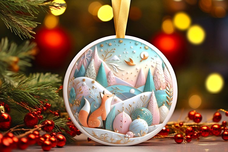 Christmas Ornament Clipart Image 13