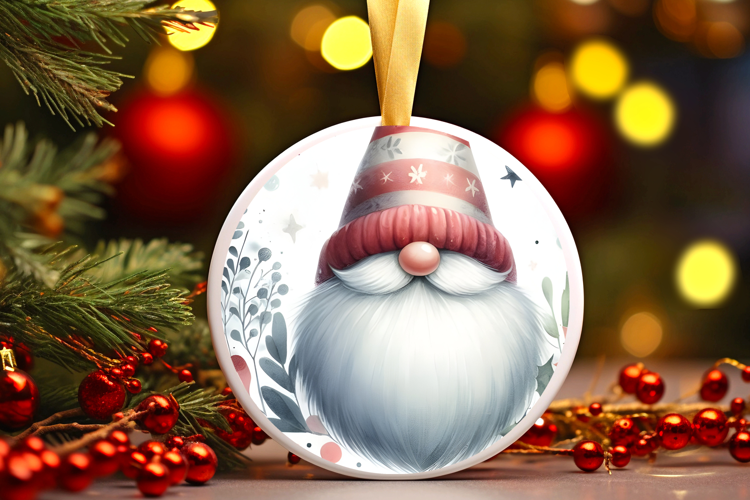 Round Christmass Ornament Sublimation|Clipart