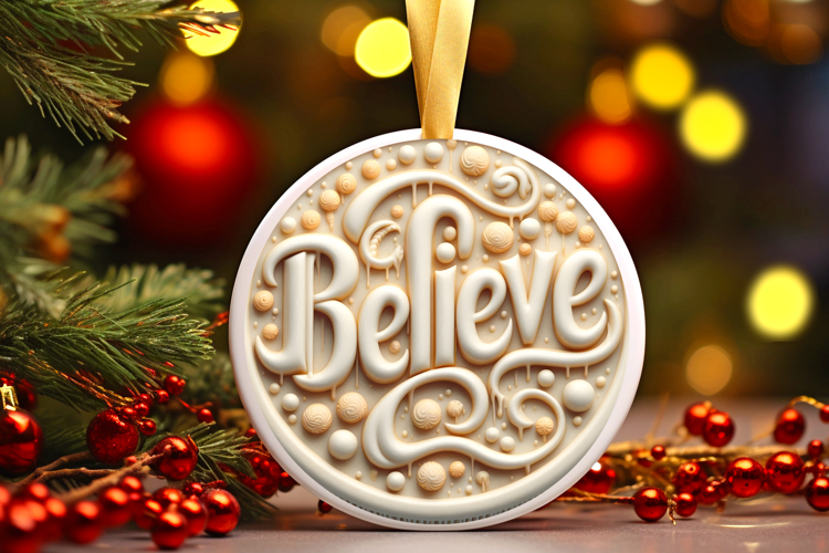 Round Christmass Ornament Sublimation|Clipart