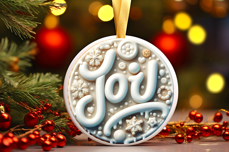 Round Christmass Ornament Sublimation|Clipart