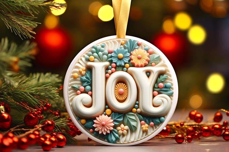 Round Christmass Ornament Sublimation|Clipart