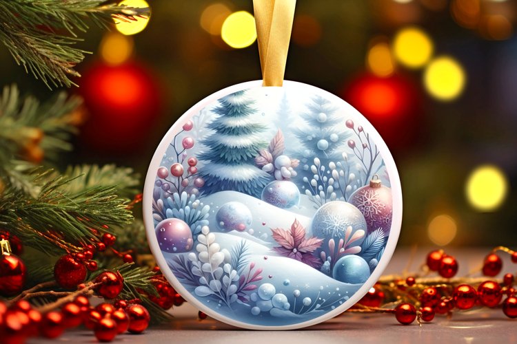 Christmas Ball Ornament Clipart Image 13