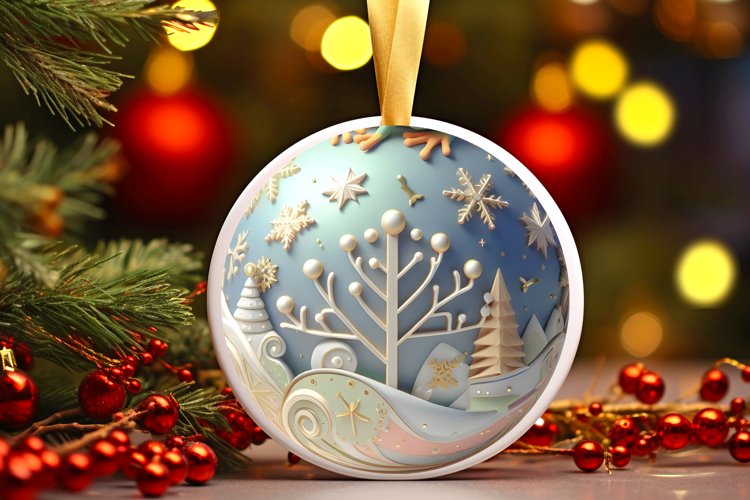 Christmas Ornament Clipart Image 23