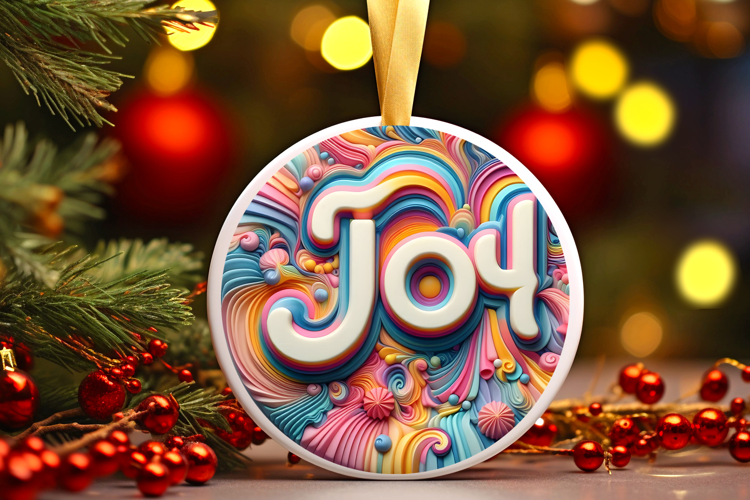 Round Christmass Ornament Sublimation|Clipart