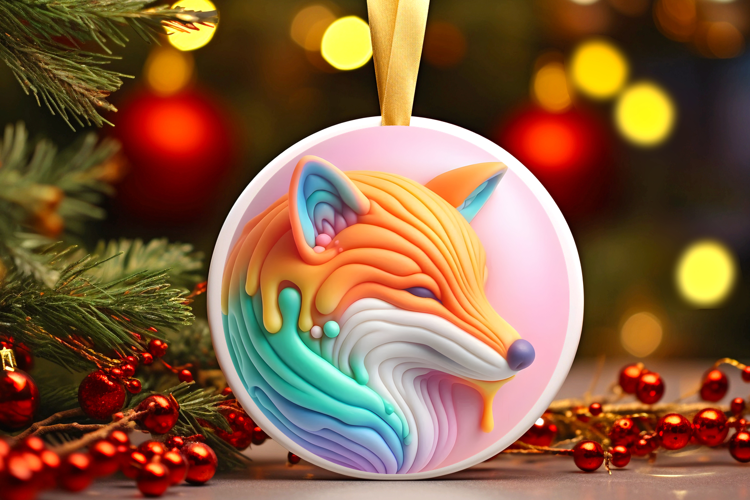 Round Christmass Ornament Sublimation|Clipart