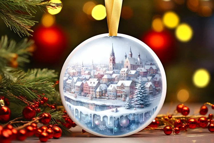 Winter Scene Ornament