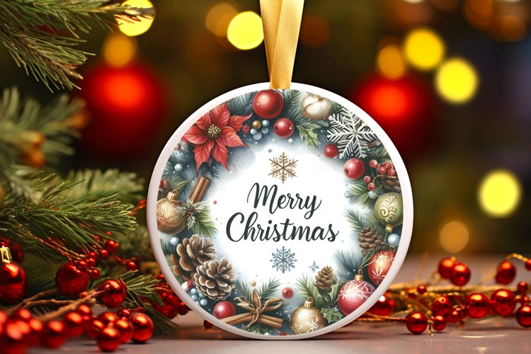 Christmass Ornament Type Treatment example image 1