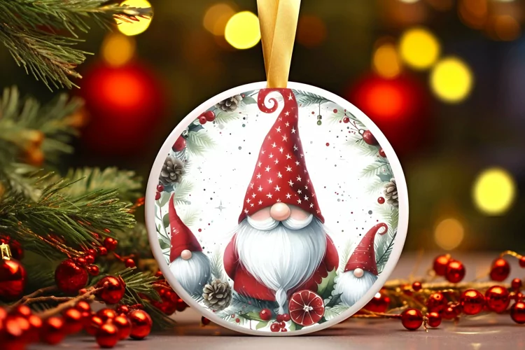 Christmass Round Ornament