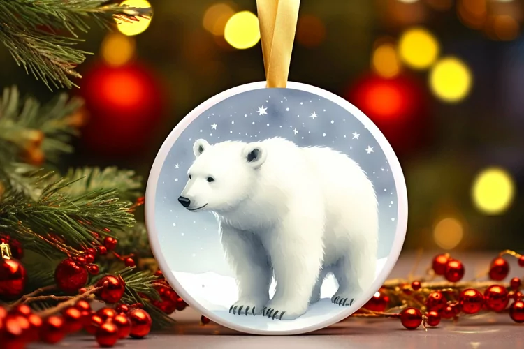 Christmass Round Ornament