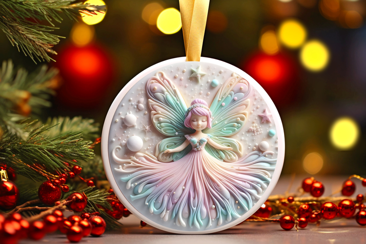 Round Christmass Ornament Sublimation|Clipart