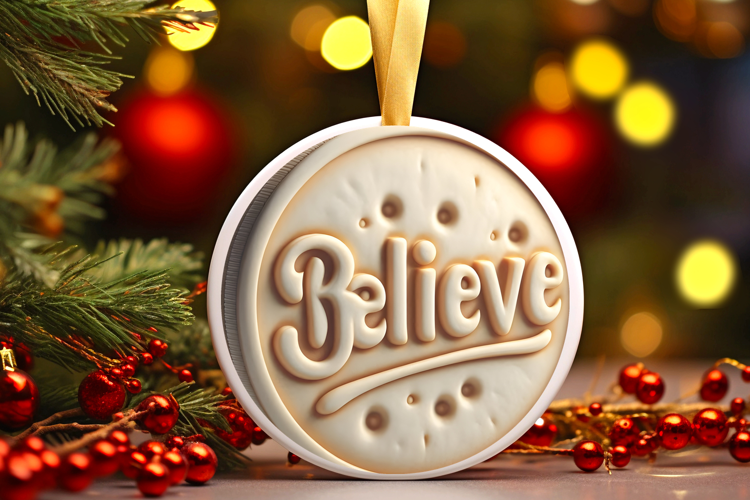 Round Christmass Ornament Sublimation|Clipart