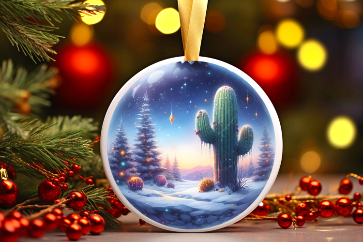 Round Christmass Ornament Sublimation|Clipart