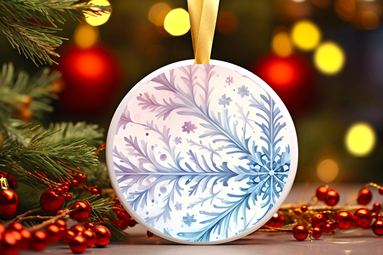 Round Christmass Ornament Sublimation|Clipart