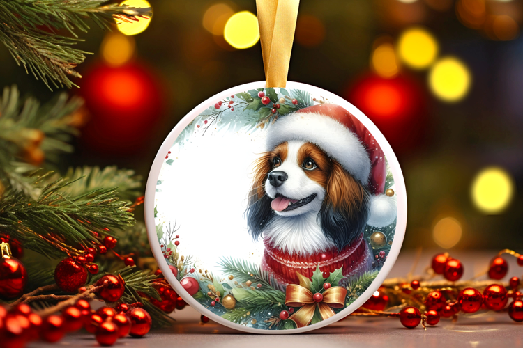 Round Christmass Ornament Sublimation|Clipart