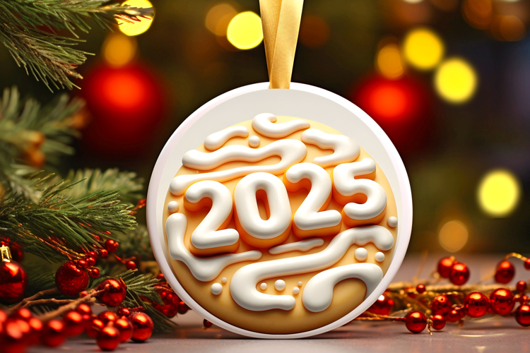 Round Christmass Ornament Sublimation|Clipart