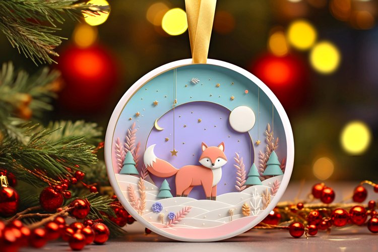 Christmas Ornament Clipart Image 24