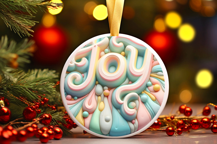 Round Christmass Ornament Sublimation|Clipart