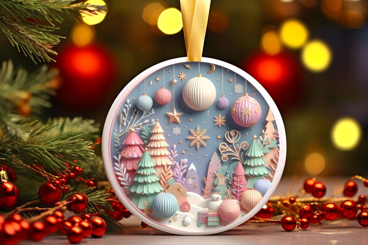 Christmas Ornament Clipart Image 13