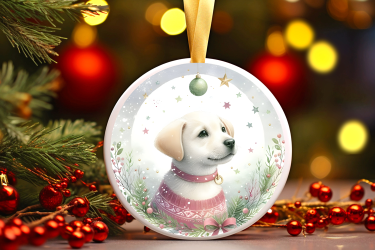 Round Christmass Ornament Sublimation|Clipart