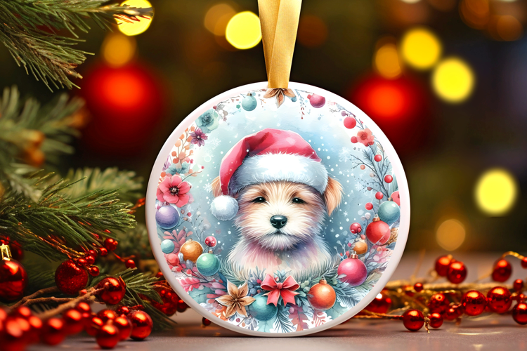 Round Christmass Ornament Sublimation|Clipart