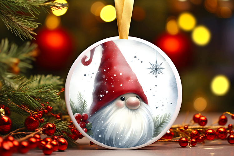 Round Christmass Ornament Sublimation|Clipart