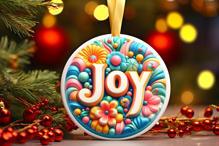 Round Christmass Ornament Sublimation|Clipart