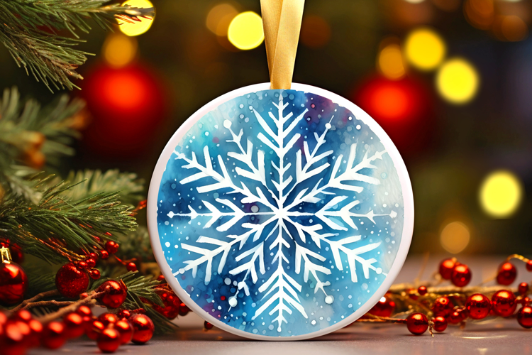 Round Christmass Ornament Sublimation|Clipart