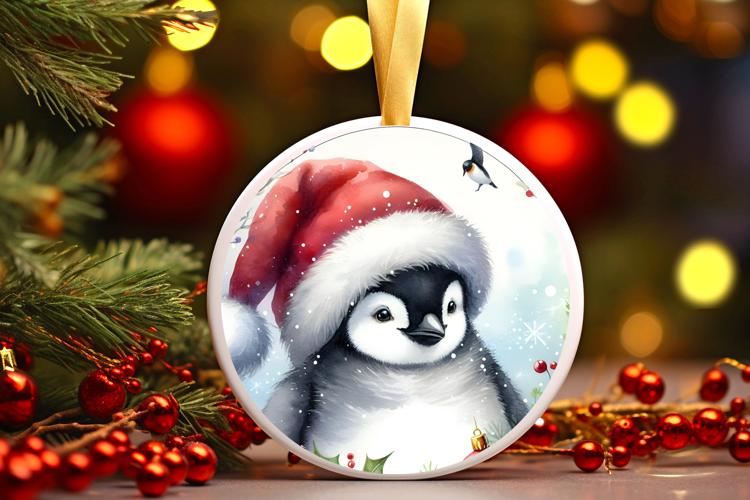 Round Christmass Ornament Sublimation|Clipart