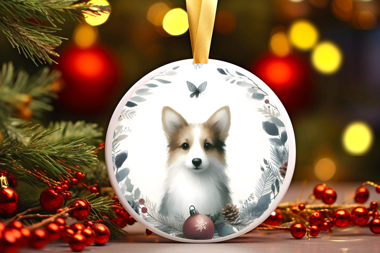 Round Christmass Ornament Sublimation|Clipart